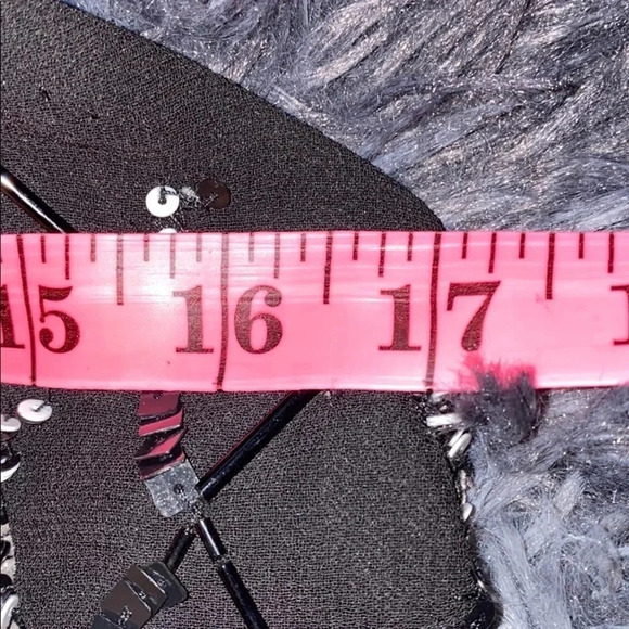 W118 Walter baker black sequin sheer cami - Picture 4 of 14